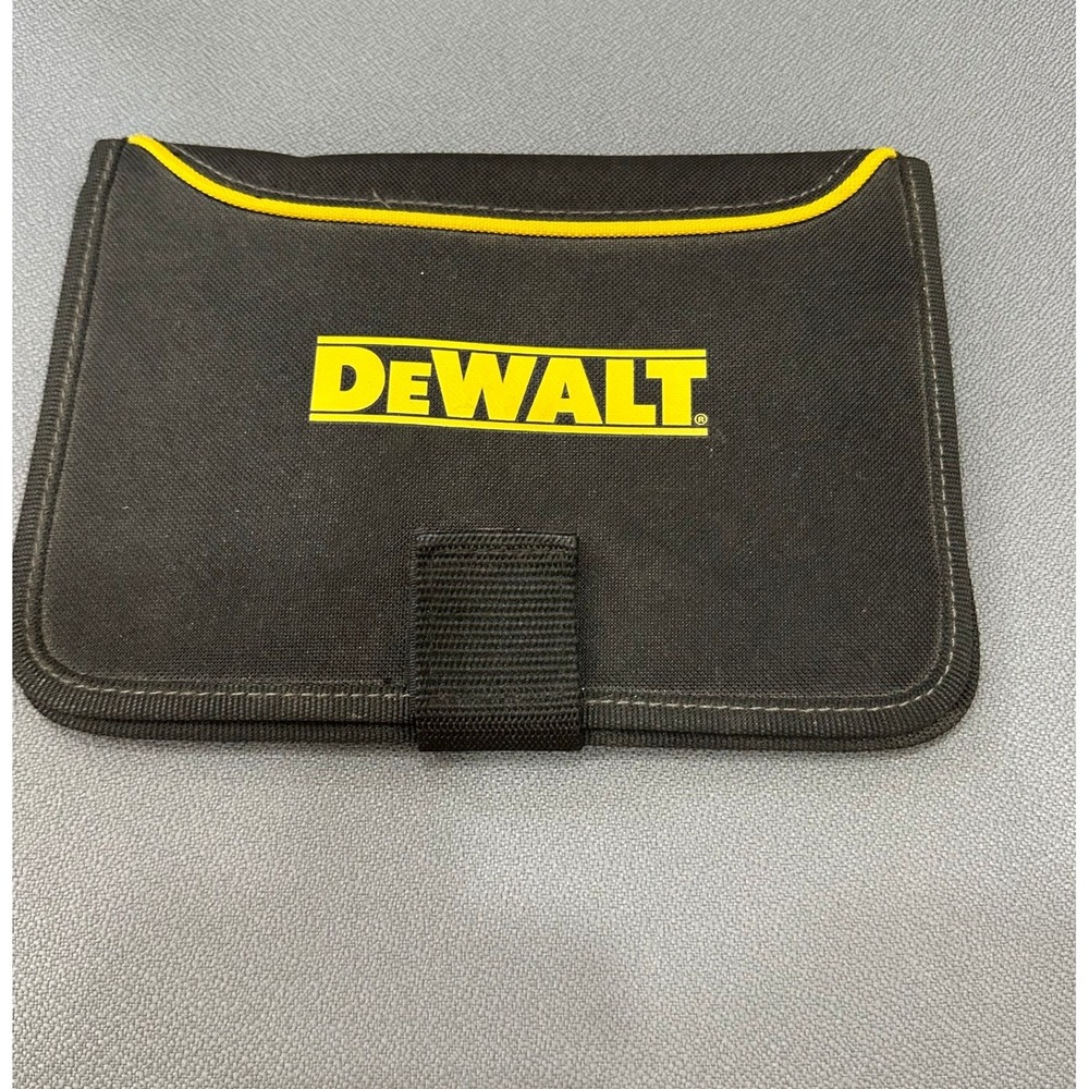 DeWalt Contractor  Wallet Organizer Black One Size Good Canvas ID Card Holder